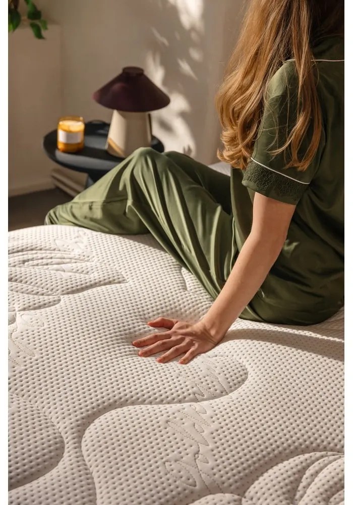 Közepes keménységű hab matrac 200x200 cm Smooth Vibe – Bonami Selection