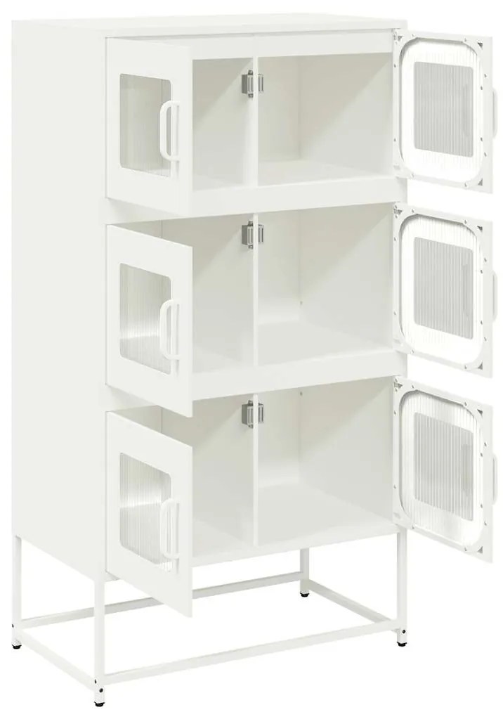 Magastábla Fehér 68x39x123 cm Acél