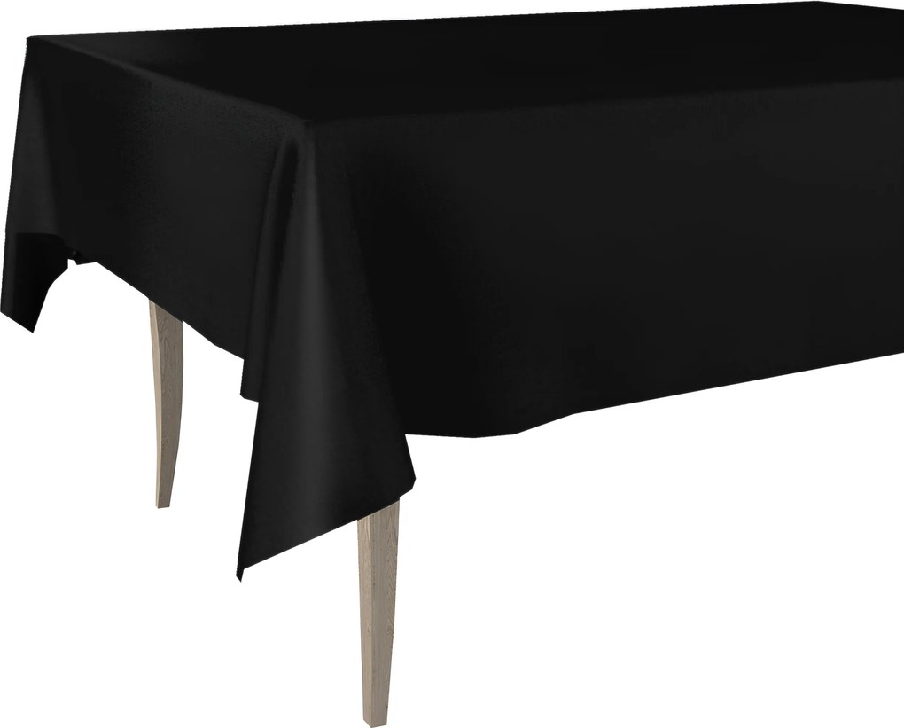 Cerata Fekete Vastag Abrosz Bőrből Fekete Sima, Minta Nélküli 140x400