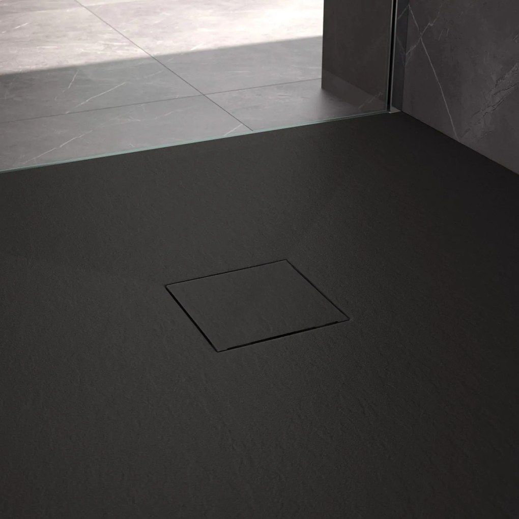 Zuhanytálca Magnum Black 120x90