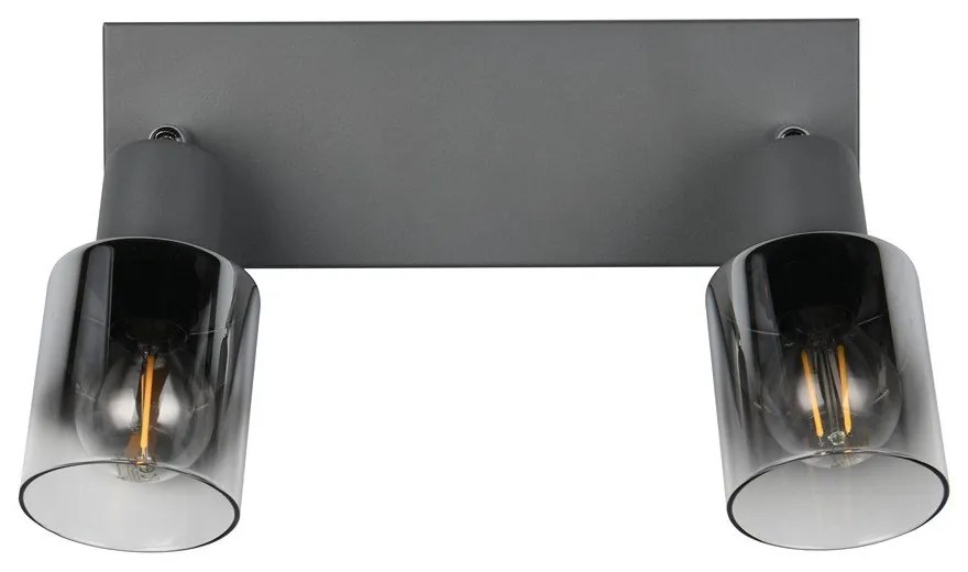 Antracitszürke spotlámpa ø 7 cm Cadiz – Reality