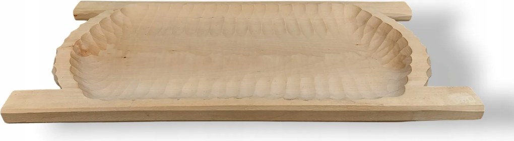 Fa vályú hegyvidéki tálca regionális ételek előételekhez 40x19x4cm