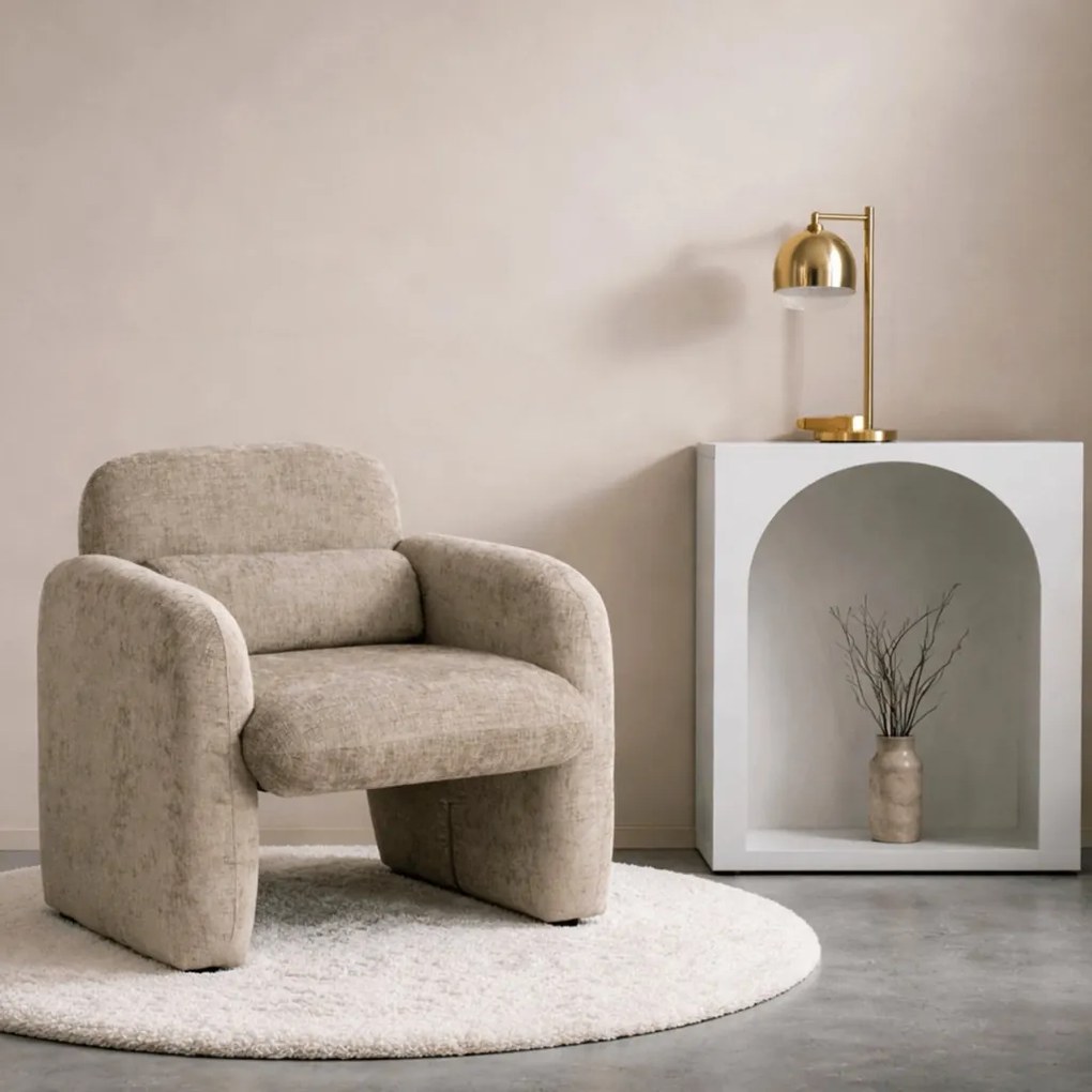 Pihenőfotel bézs színben TOGO