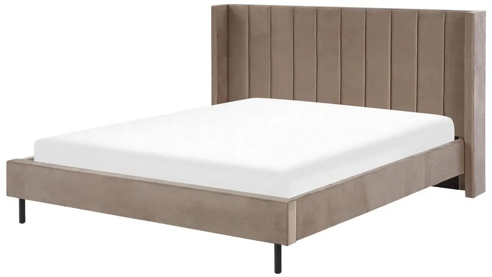 Franciaágy 180 cm Vue (szürkésbézs)  (ágyráccsal). 1076449