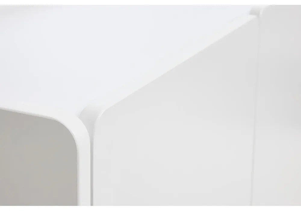 Fehér komód 160x70x45 cm Bera – Unique Furniture