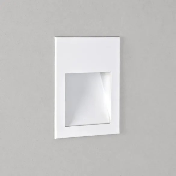 ASTRO LIGHTING 1212019 BORGO Kültéri Falba Építhető Lámpa Matt Fehér LED