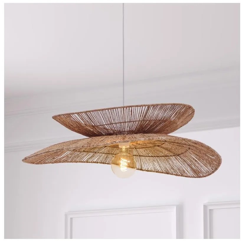 Atmosphera Atmosphera - Csillár zsinóron ALARA 1xE27/40W/230V juta P6714