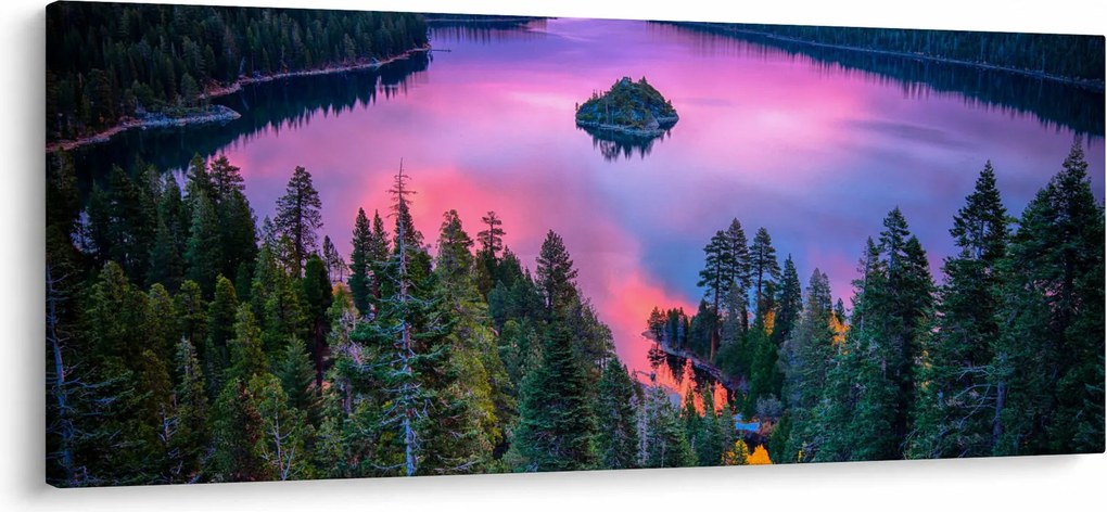 Kép - Lake Tahoe, Sierra Nevada, Kalifornia, USA (120x50 cm)