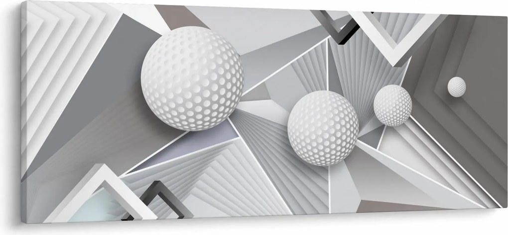 Geometriai absztrakt kép (120x50 cm)