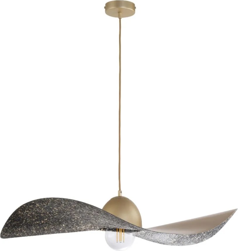 SIGMA LIGHTING 32342 KAPELLO Modern Függesztett Lámpa Fekete, Arany E27 IP20