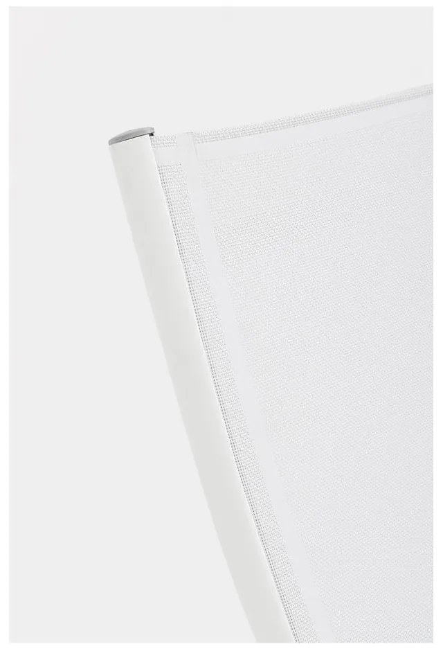 Fehér fém kerti napozóágy Taylor – Bizzotto