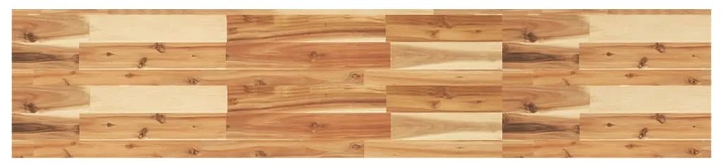 3 db olajbevonatú tömör akácfa függőpolc 160 x 30 x 4 cm