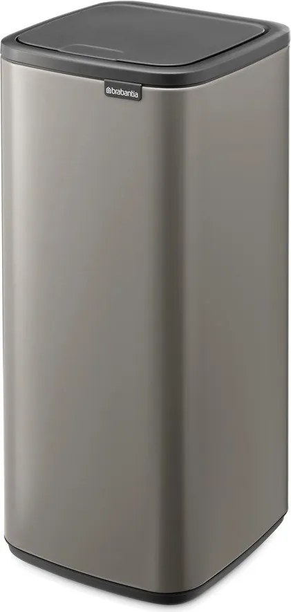 Szürke acél érintésre nyíló szemetes 30 l Bo Touch – Brabantia