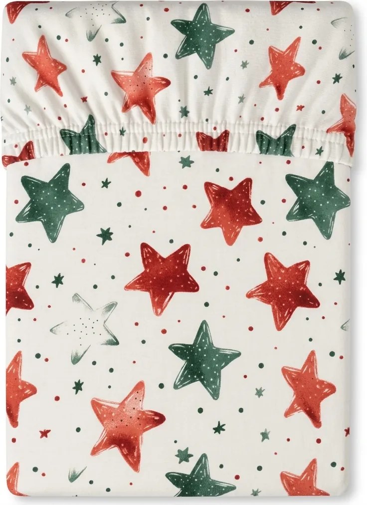 Mikroszálas lepedő COLORFUL STARS színes 90x200 cm