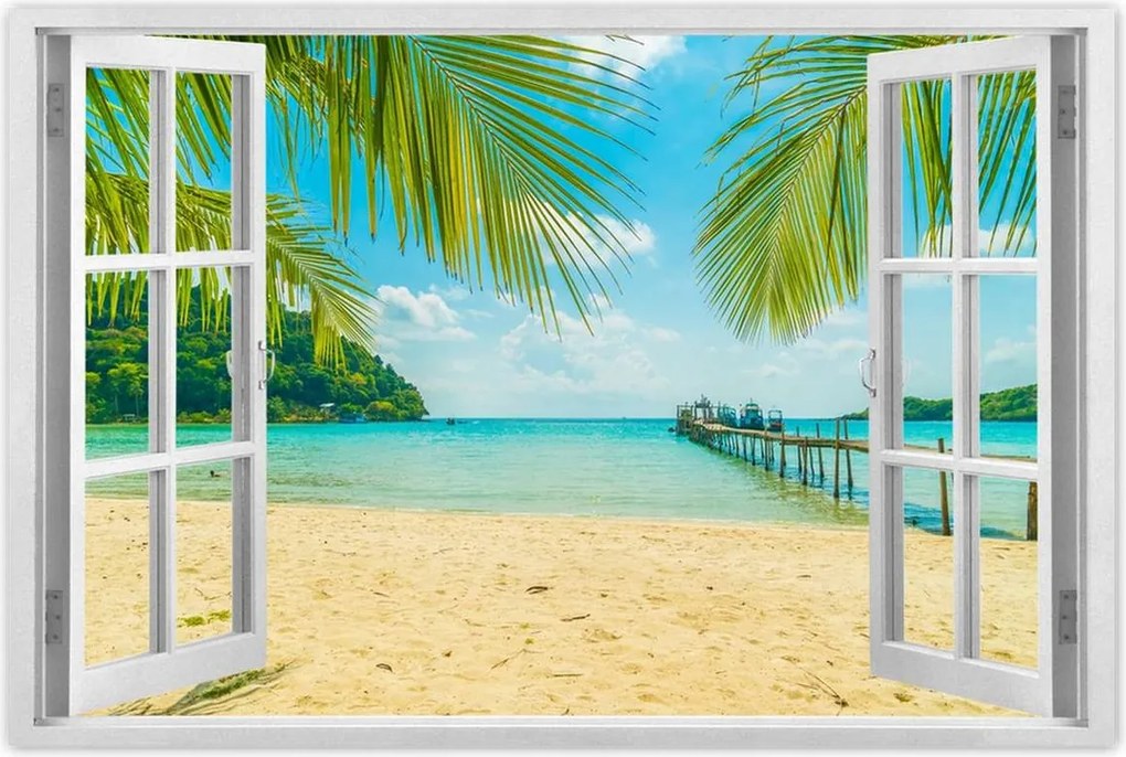 Poszterek 90x60 Trópusi tájkép