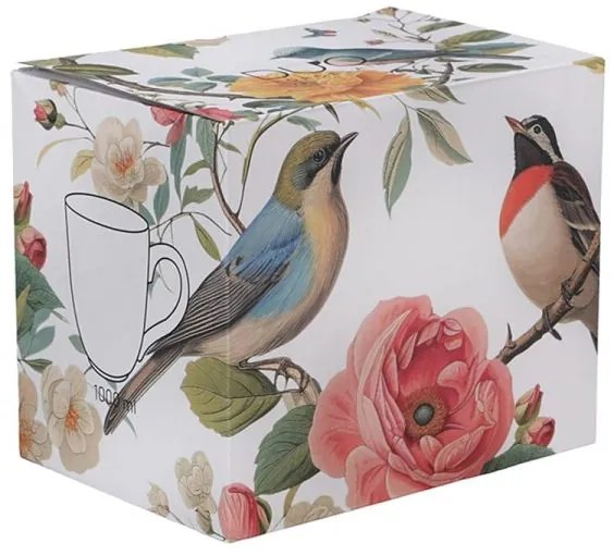 Madaras porcelán nagyméretű jumbo bögre - 1 literes