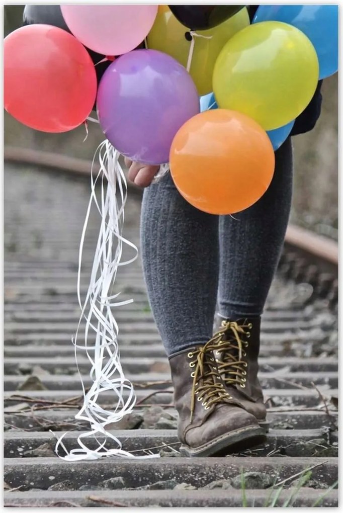 Poszterek 80x120 Séta lufikkal