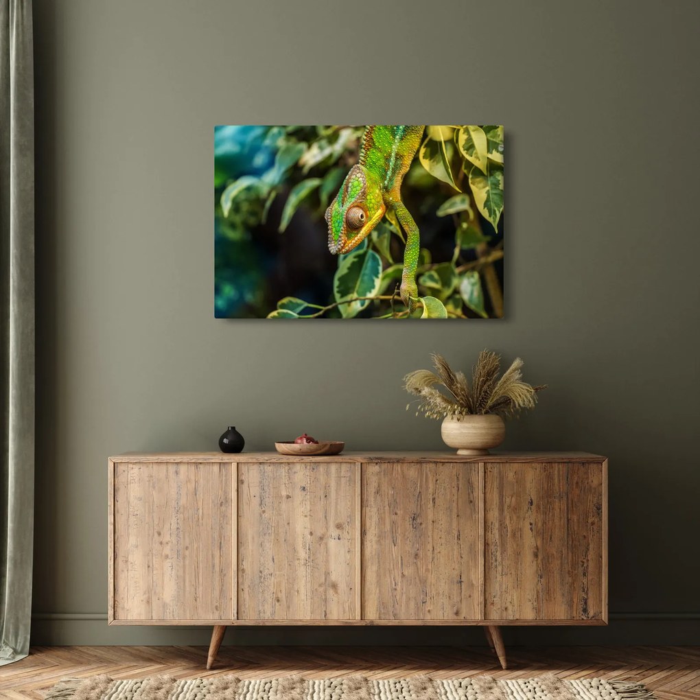 Kaméleon képe (90x60 cm)