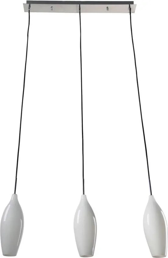 ZUMA LINE MD2101B-3W CHAMPAGNE Többágú Függesztett Lámpa Fehér E14 IP20