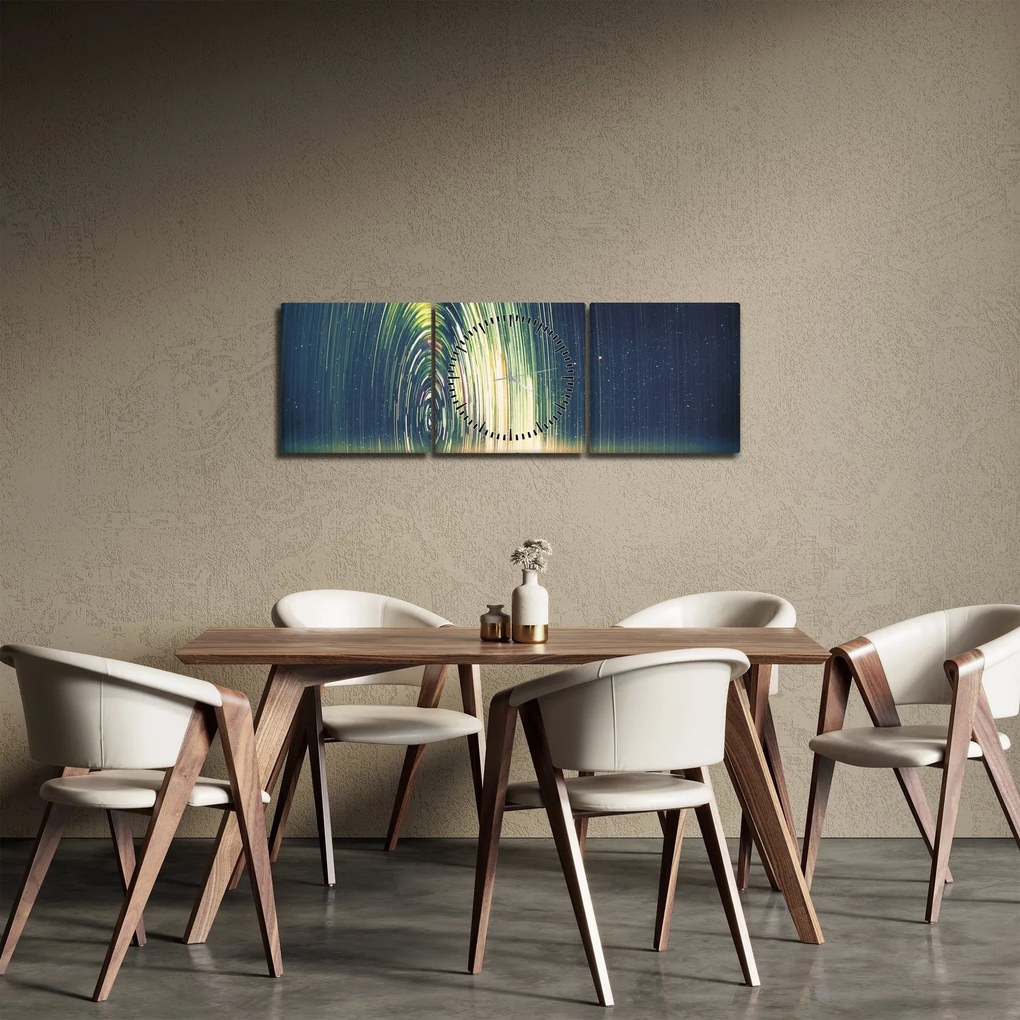 Kép - Az univerzum közepe (órával) (90x30 cm)