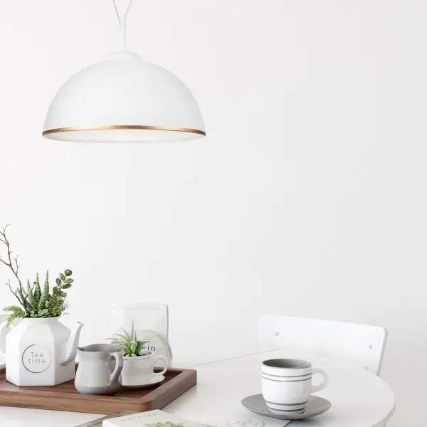 Csillár rúdon RETRO II 1xE27/60W/230V fehér