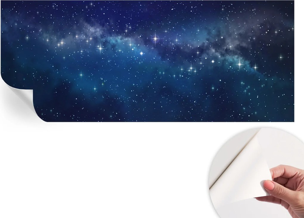 Öntapadós Dekoratív Fotótapéta Hálószobába Csillagos éjszaka 250x104 cm