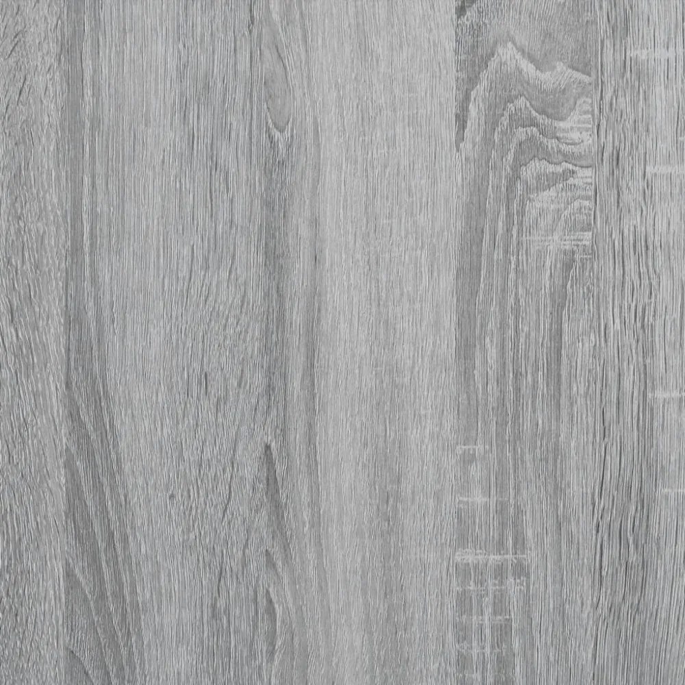 szürke sonoma színű szerelt fa könyvespolc 102x30x141,5 cm