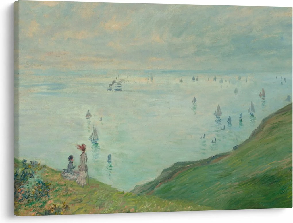 Kép - Henri Fantin-Latour, Cliffs at Pourville, reprodukciók (70x50 cm)