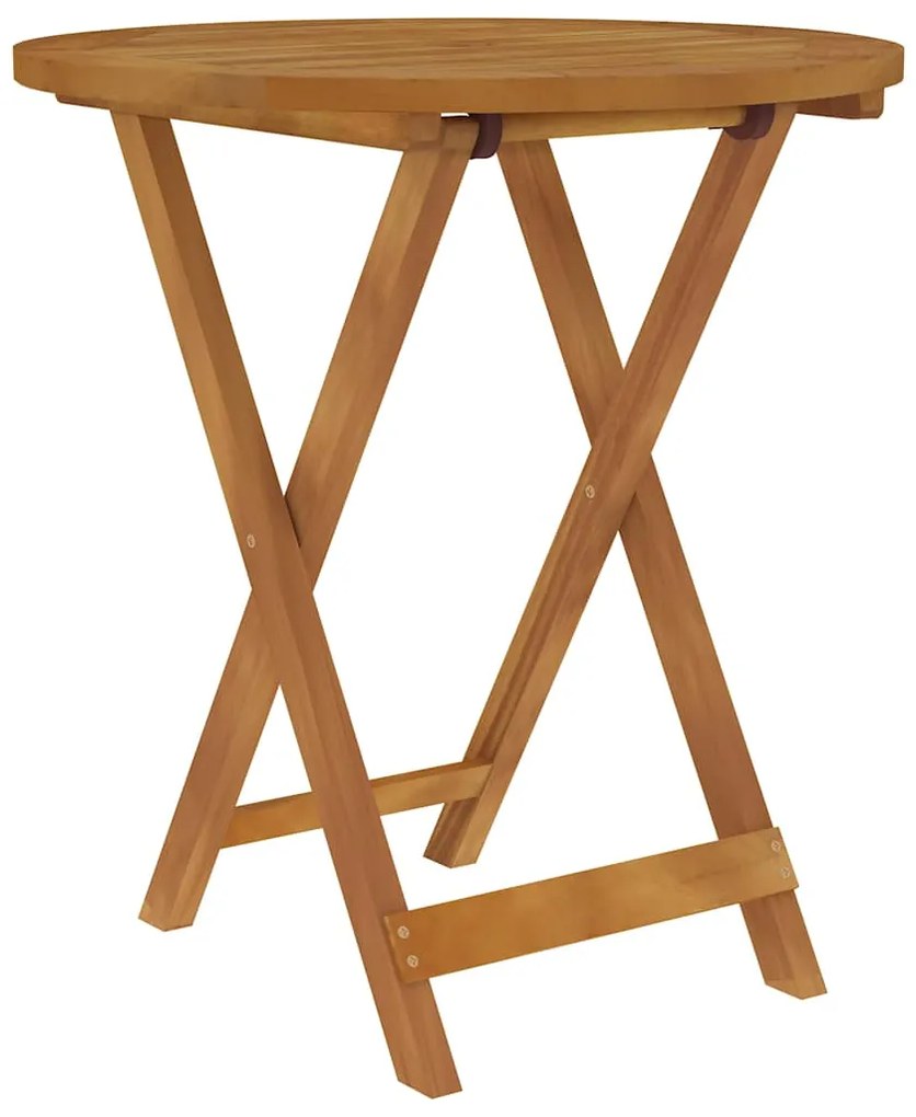 vidaXL 3 részes összecsukható tömör akácfa kerti étkezőszett