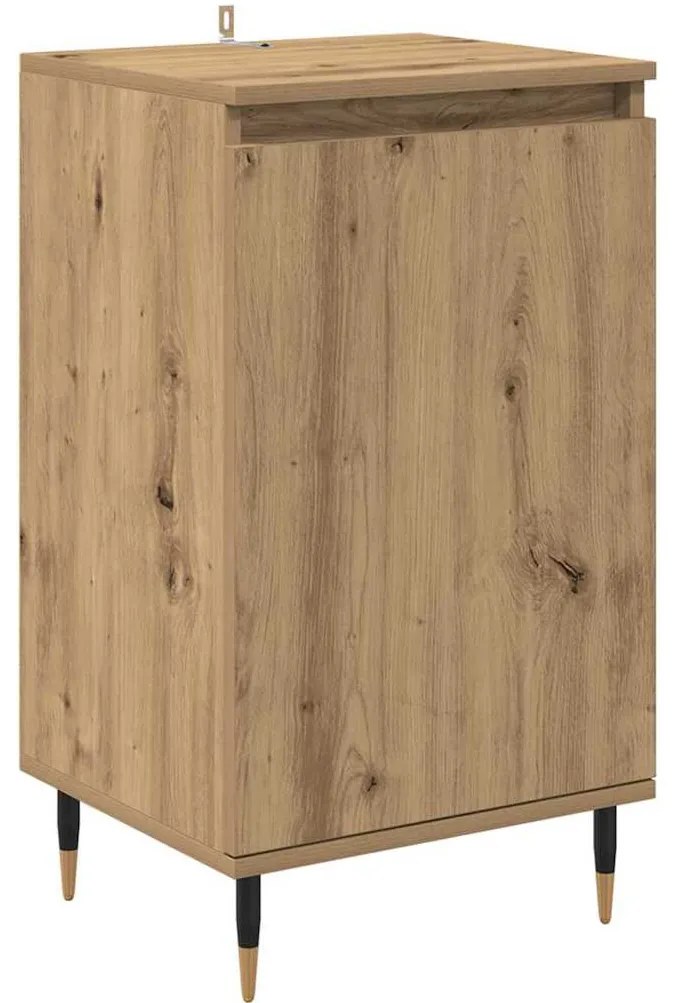 Széf 2 pcs Artisan tölgy 40 x 35 x 70 cm Műszaki fa és vas