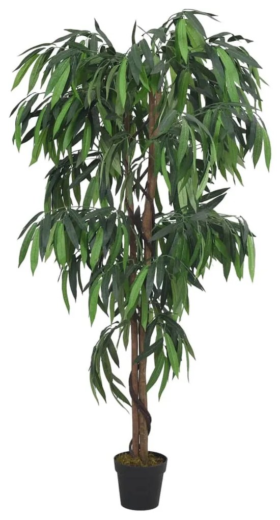 zöld mű mangófa 450 levéllel 120 cm