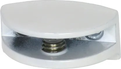 Kitámasztó üvegpolc tartó 6mm fehér