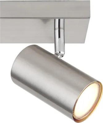 Globo 57911-2 Fali lámpa, fém matt nikkel, króm, HxSzxM: 260x60x120mm, 2x GU10 35W 230V izzók nélkül