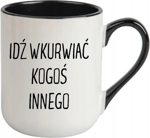Bögre Fehér, Fekete Cofee Vicces Ajándék Menj Wk****** Valaki Más