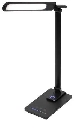 Asztali lámpa, LED, szabályozható, fém, éjjeli fény, HOME, fekete (VLMLA4)
