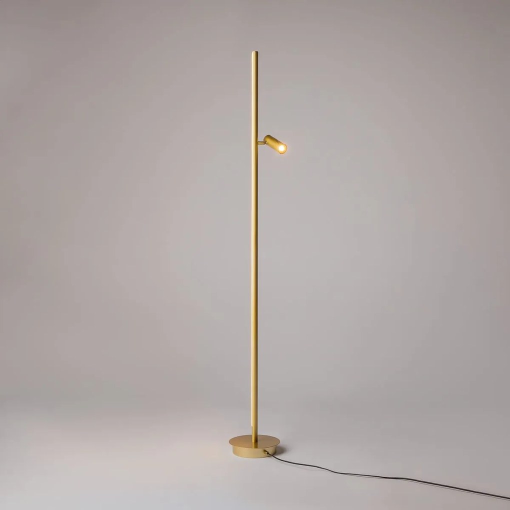 Maytoni modern állólámpa thin sárgaréz mymod395fl-l28bs3k