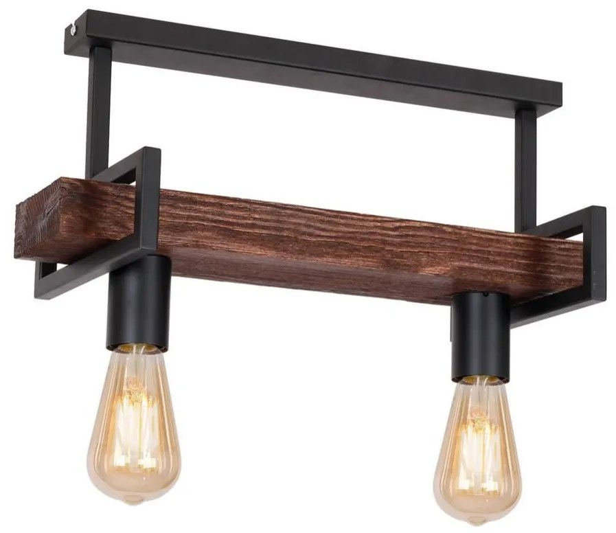 Luminex Csillár rúdon HARD 2xE27/60W/230V LU0664