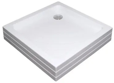 Ravak Angela négyzet alakú alacsony zuhanytálca 90x90 cm akril a007701120 AN90PUR0