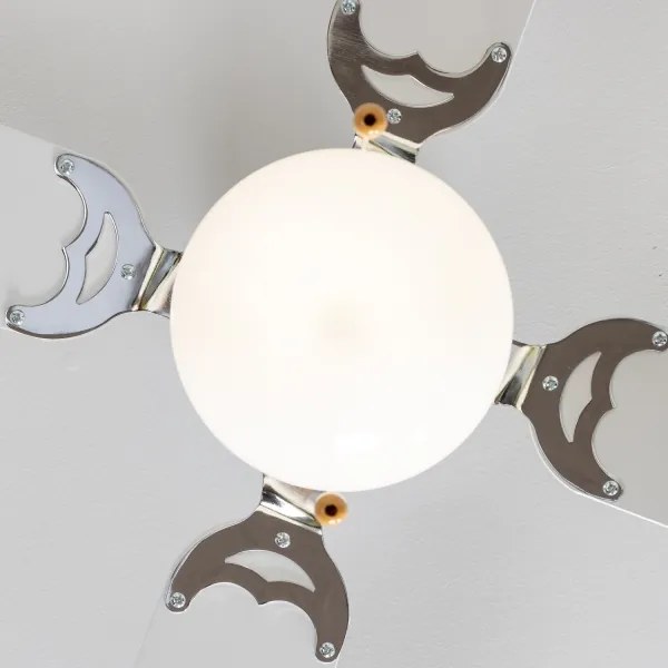 ZEVENTI - Mennyezeti ventilátor NAVAGIO 1xE27/60W/230V fekete/fehér