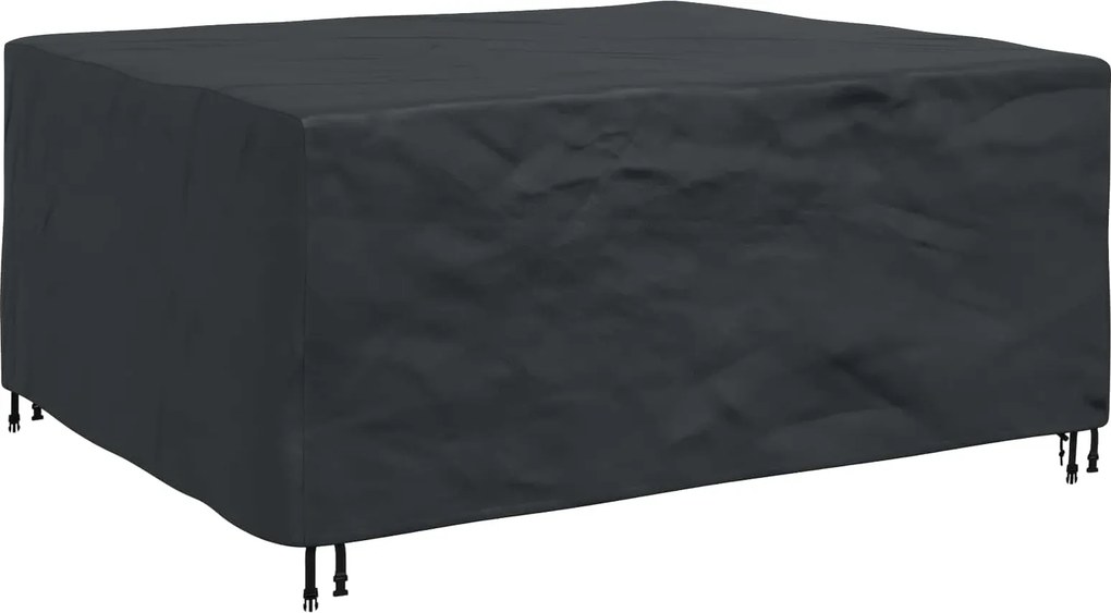 vidaXL Bútor takaró Egyszínű Fekete 200 x 160 x 70 cm 420D