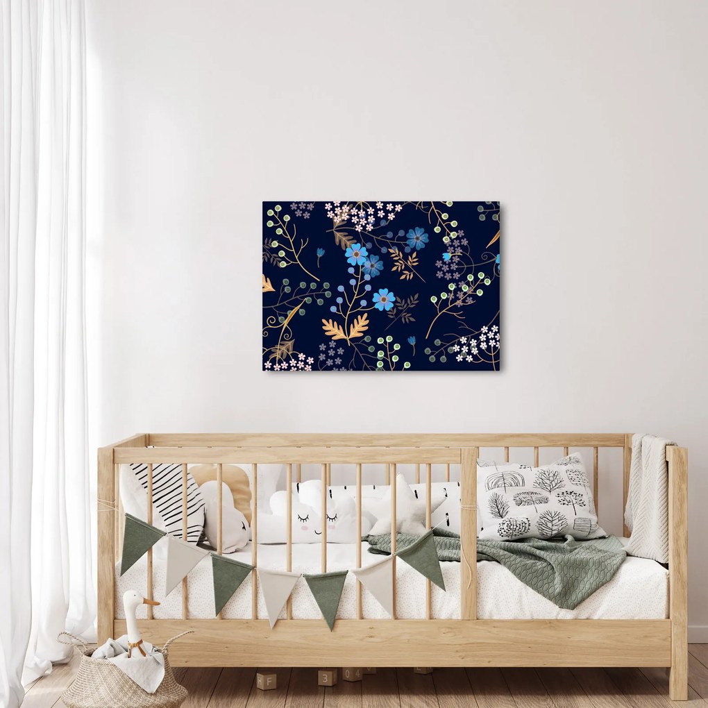 Kép - Őszi virágok (70x50 cm)