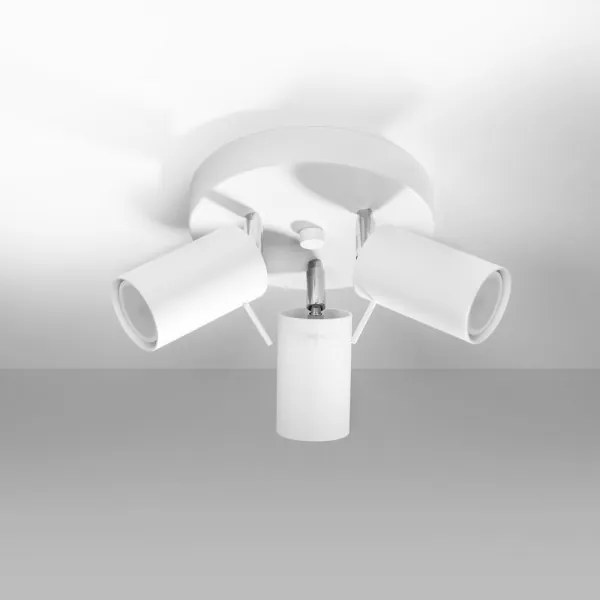 Sollux SL.1015 - Spotlámpa RING 3xGU10/10W/230V fehér