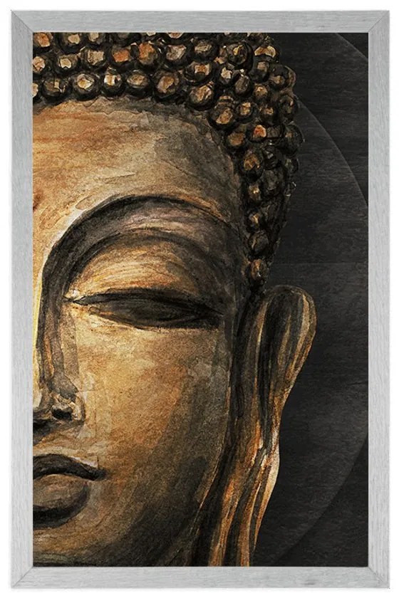 Poszter Buddha arca