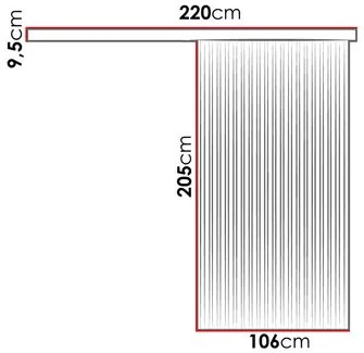 Tolóajtó Baxdos 100 (szonoma tölgy + fekete) . 1104637