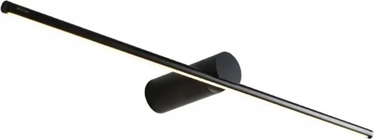 Fürdőszobai fali lámpa Led Lineáris Fekete 60 cm Fali lámpa Kép Tükör