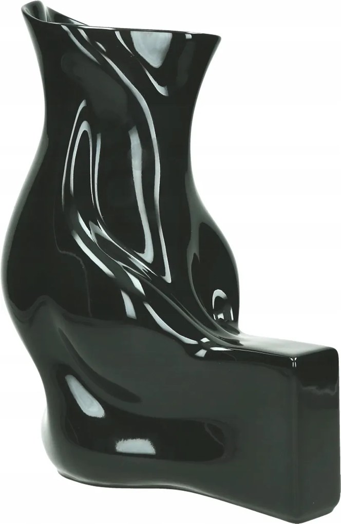 Váza 29 cm Blown fekete