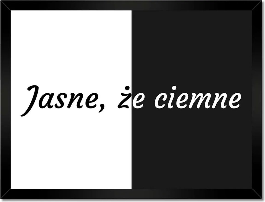 Poszterek keretben 40x30 Világos, sötét