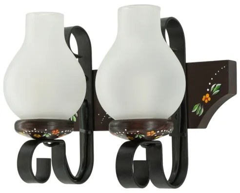 Brilagi - QUEEN fali lámpa 2xE14/40W/230V bükk/wenge