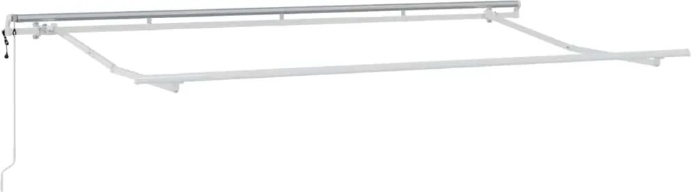 vidaXL Napernyő keret Fehér 4 x 2 m Fém