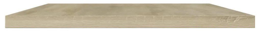 4 db sonoma tölgy színű szerelt fa könyvespolc 40 x 30 x 1,5 cm